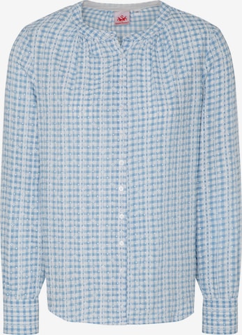 SPIETH & WENSKY Blouse 'Angela' in Blauw: voorkant