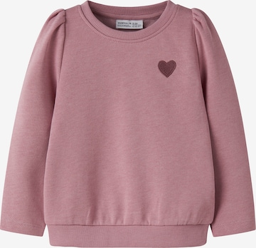 NAME ITSweater majica 'NMFVIMA' - ljubičasta boja: prednji dio