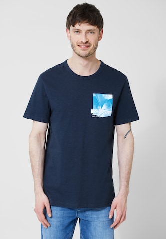 Street One MEN Shirt in Blue: front