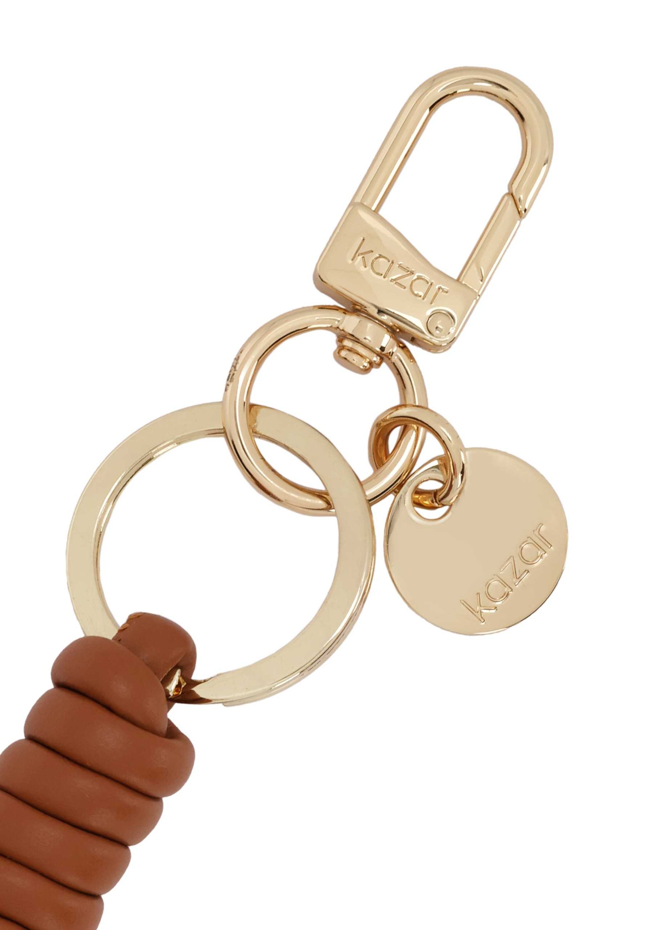 Kazar Key Ring in Brown