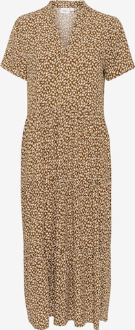 SAINT TROPEZ Dress 'Eda' in Brown: front