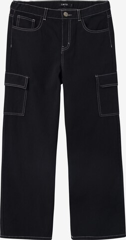 NAME IT Wide Leg Hose in Schwarz: predná strana