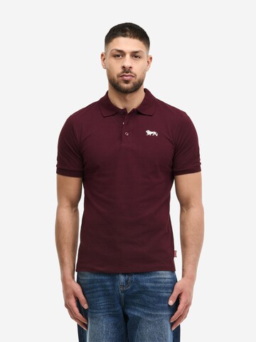 LONSDALE Poloshirt 'WHALTON' in Rot: Vorderseite