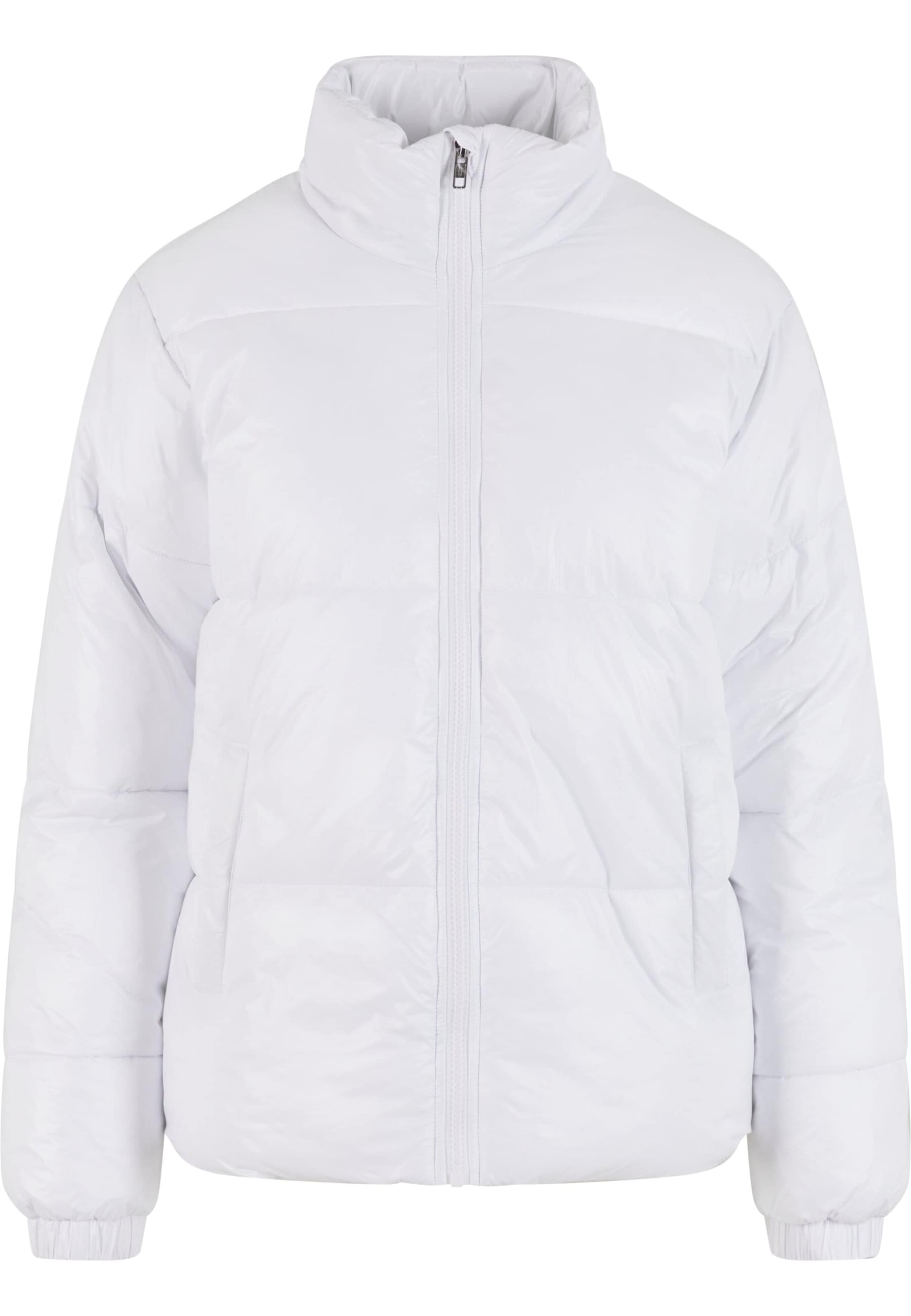 Urban Classics Winter jacket in White: front