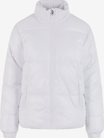 Geacă de iarnă de la Urban Classics pe alb: față