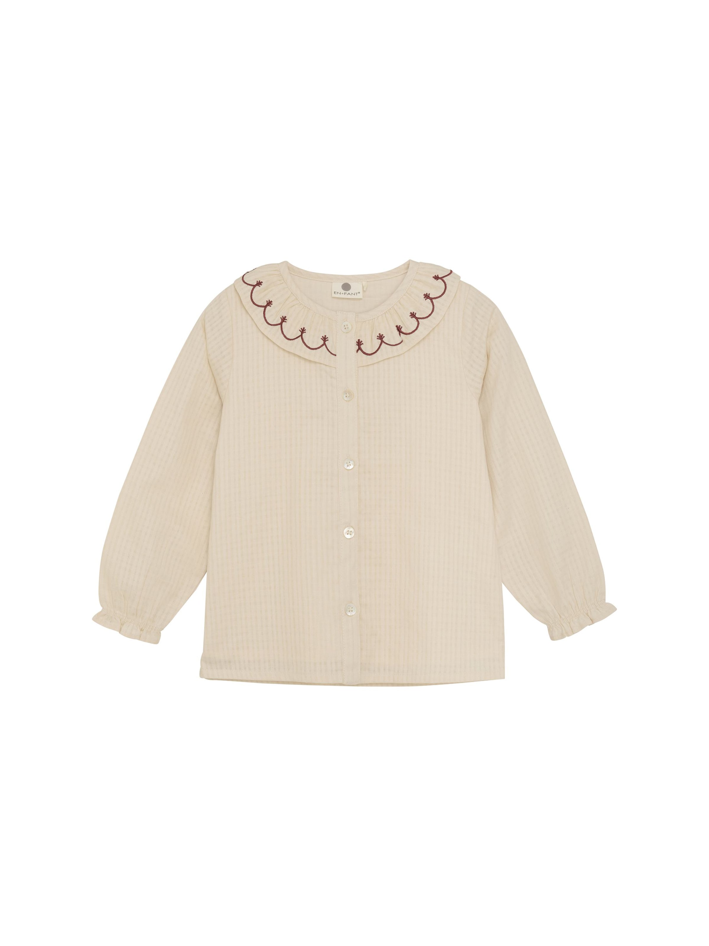 Camicia da donna di EN FANT in beige: frontale