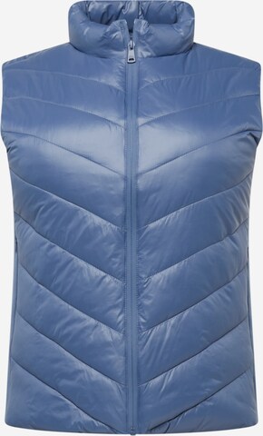 Gilet ONLY Carmakoma en bleu : devant