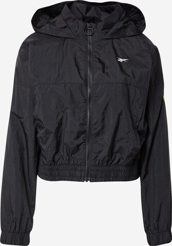 Reebok Спортивная куртка в Черный: спереди