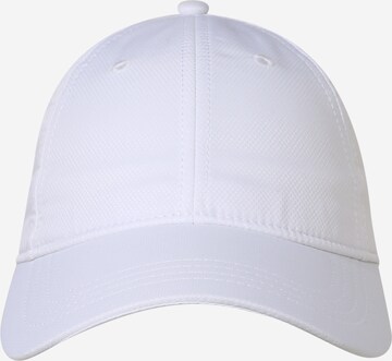 Lacoste Sport Sports cap 'Taffetas Diamante' in White: front