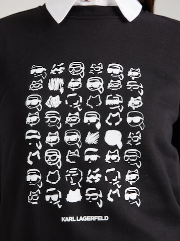 Sweat-shirt 'IKON' Karl Lagerfeld en noir