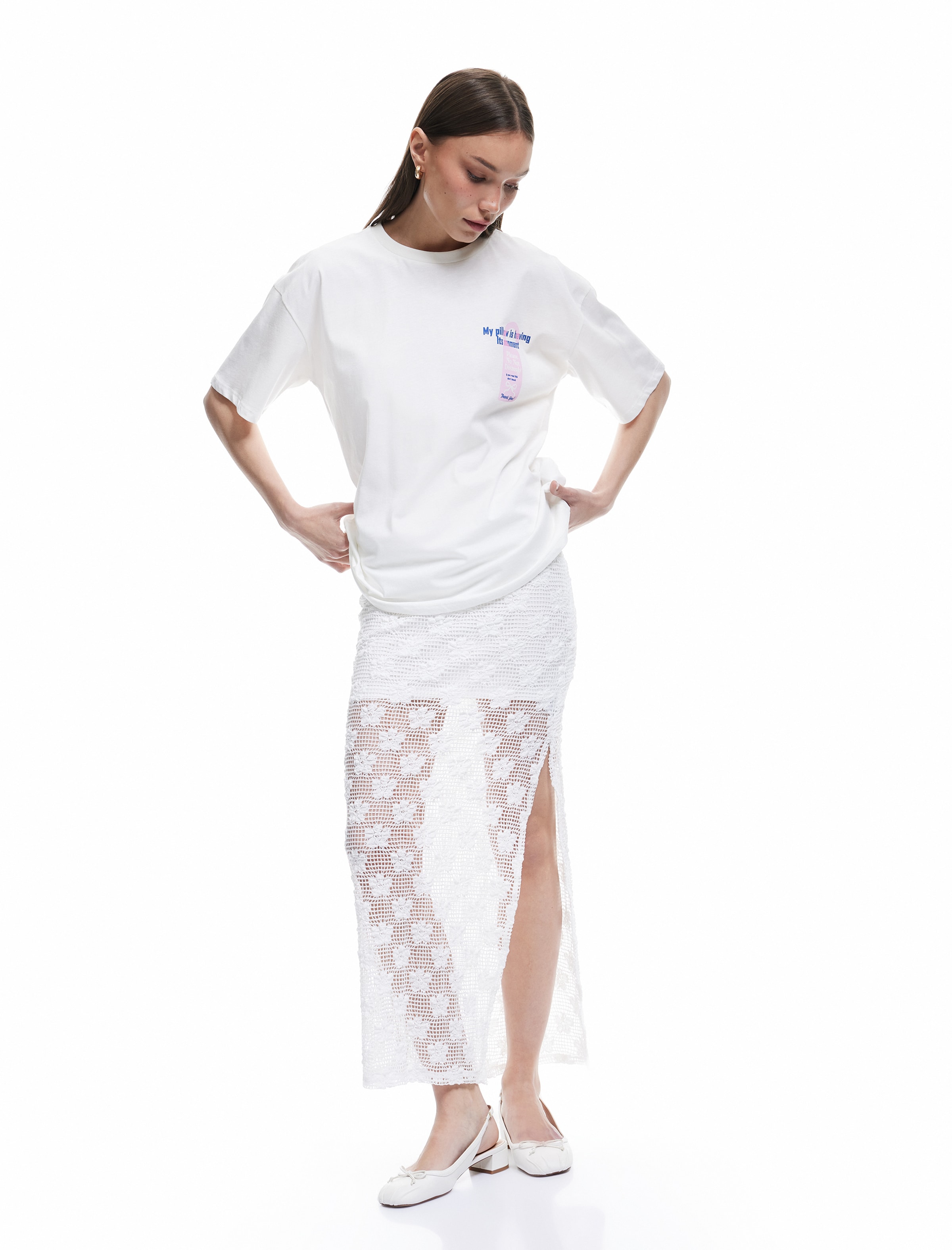 Koton Skirt in Beige