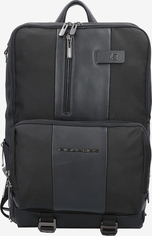 Piquadro Rucksack 'Brief 2' in Schwarz: predná strana