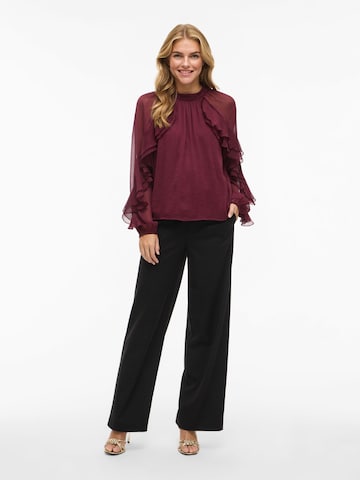 VILA Shirt 'BINNA' in Rood