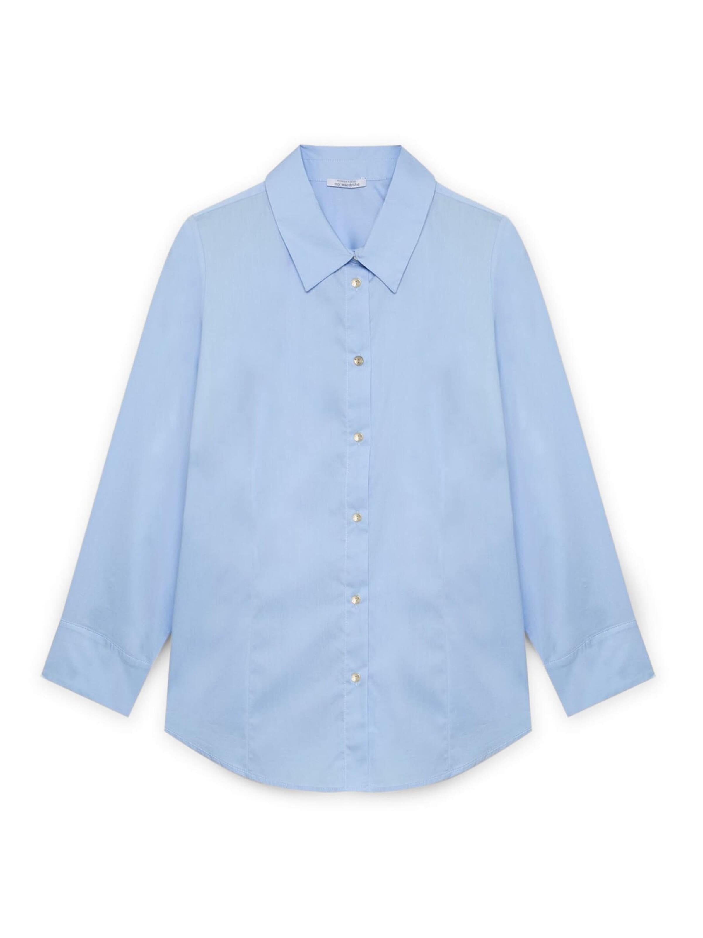 Fiorella Rubino - Blusa en azul: frente