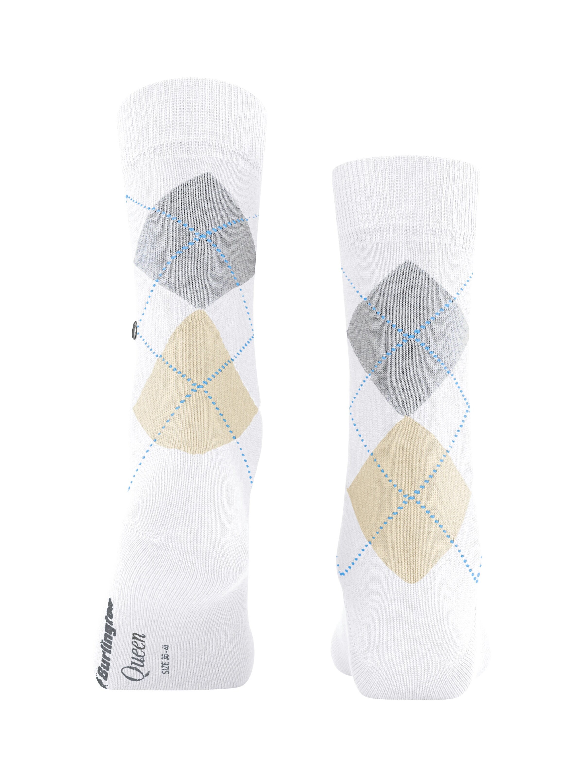 BURLINGTON Socken 'Queen'‌‌‌ in Weiß