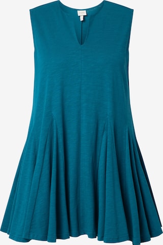 Ulla Popken Tuniek in Blauw: voorkant