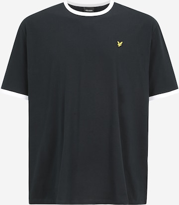 Lyle & Scott Big&Tall Tričko 'Ringer' – modrá: přední strana