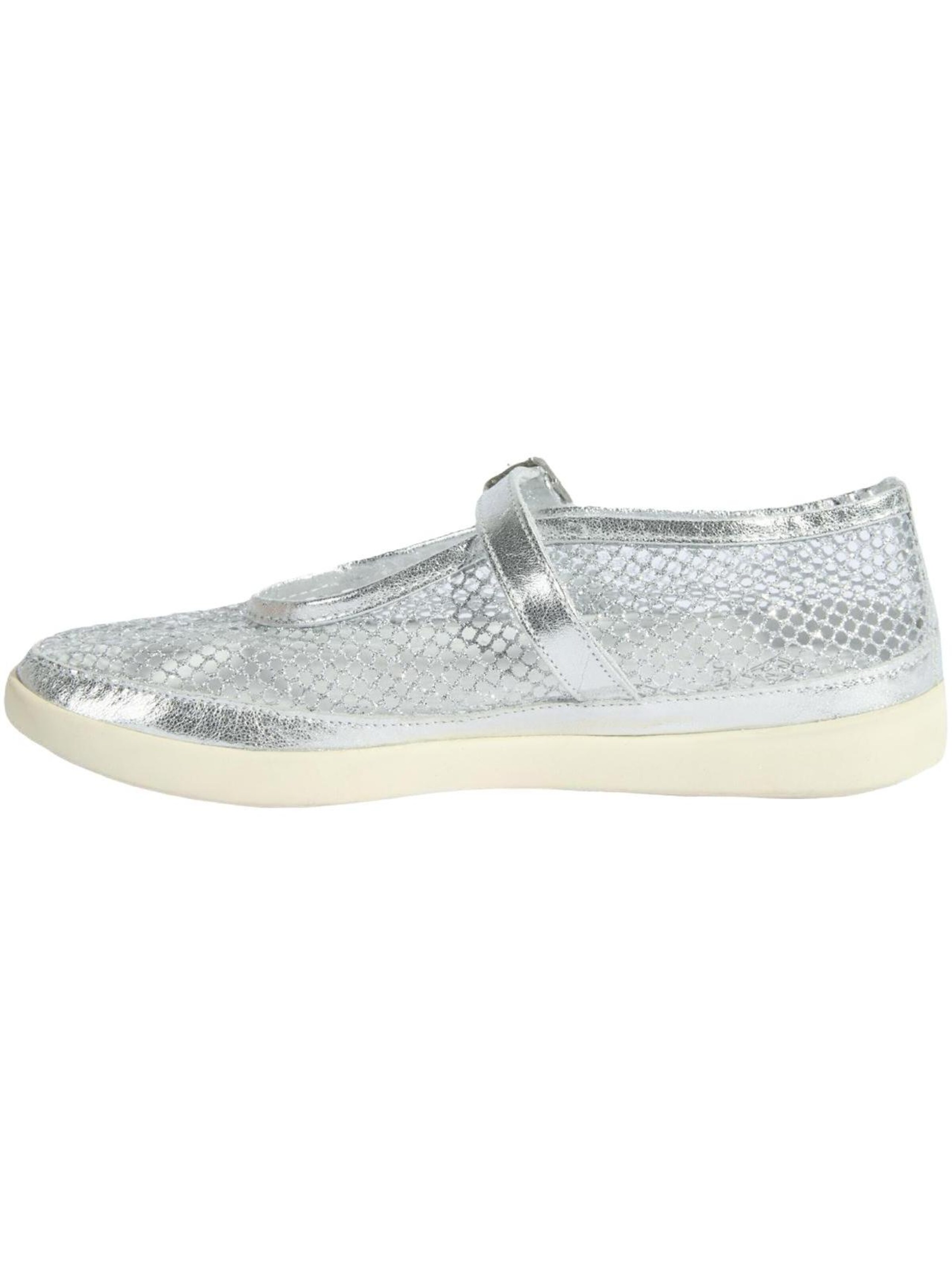 Desa Classic Flats 'Slip-Ons' in Silver