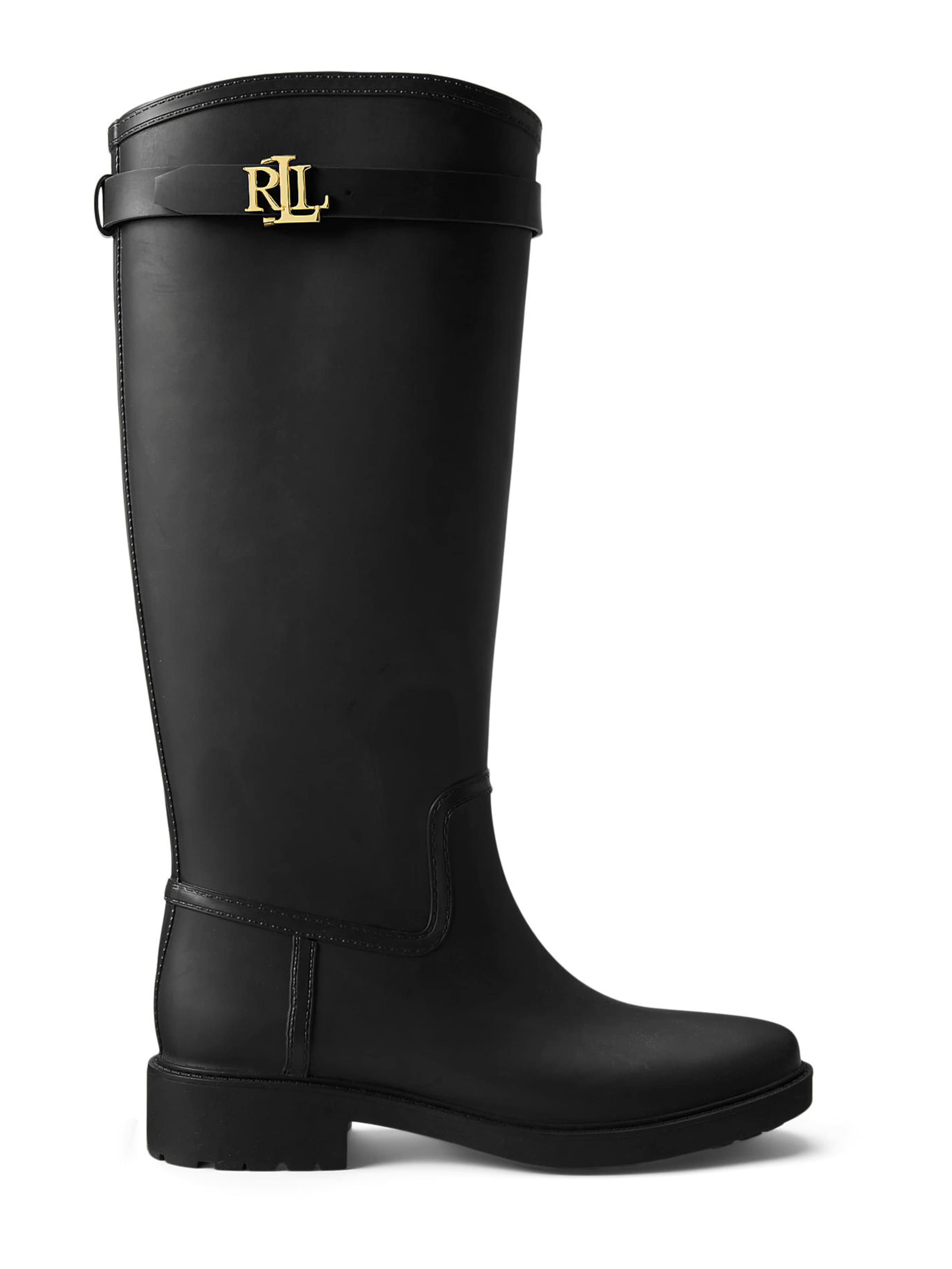 Bottes 'PORTIAH' Lauren Ralph Lauren en noir : devant