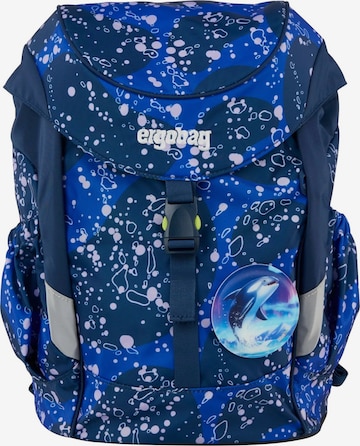 ergobag Rucksack 'Kinderrucksack mini' in Blau: Vorderseite