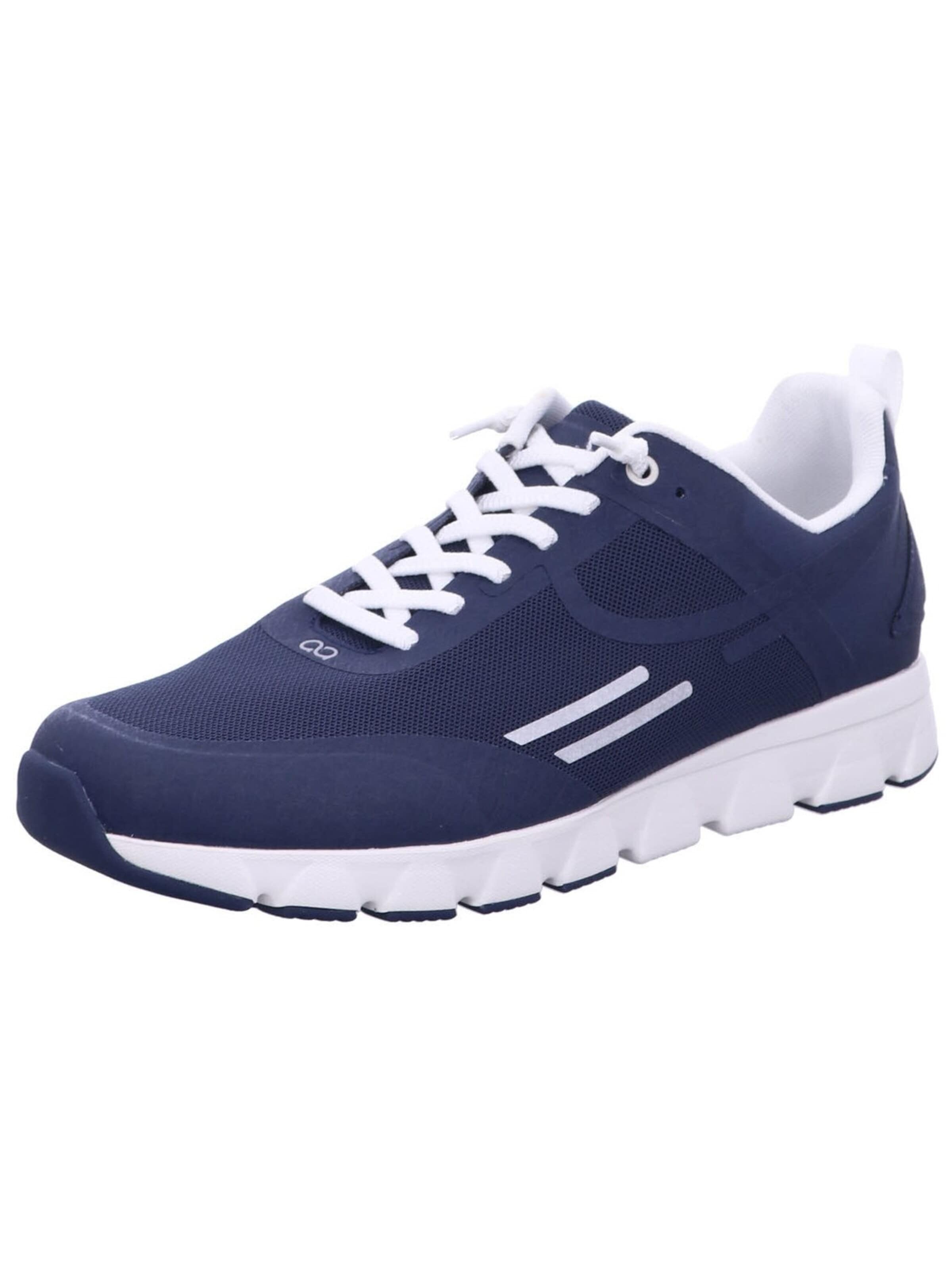 Paul Green Schnürschuh 'Sportlicher Slipper Herren 0501 057 Kunststoff (Synthetik) in blau'‌‌‌ in Blau: Vorderseite