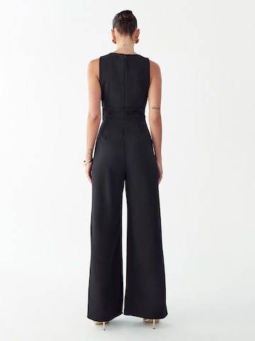 BWLDR Ολόσωμη φόρμα 'LYLE' σε μαύρο: πίσω