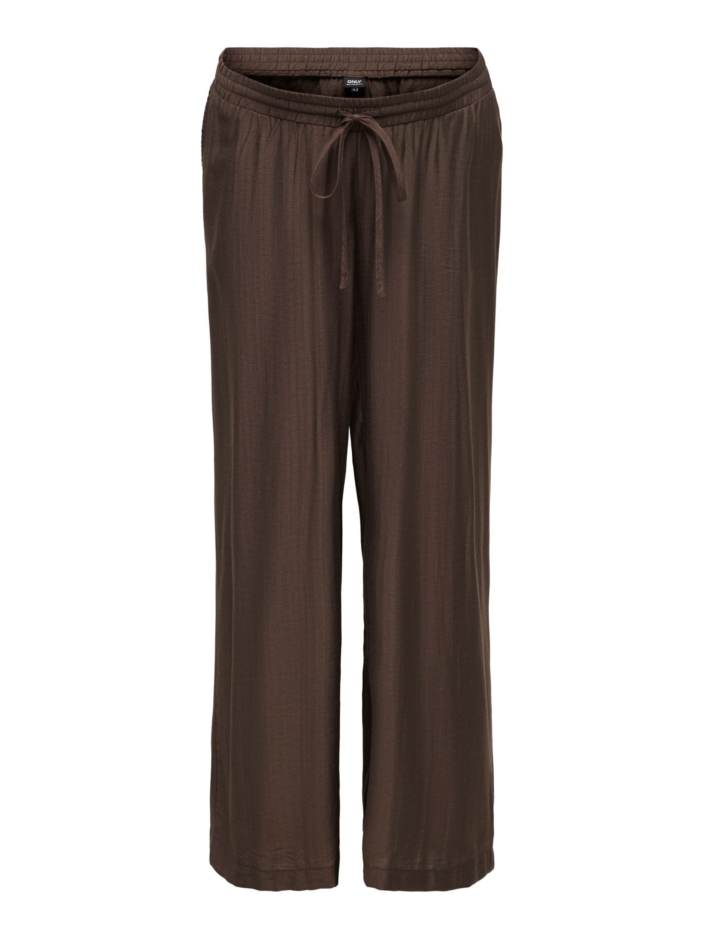 Regular Pantalon 'OLMSandy' Only Maternity en marron : devant