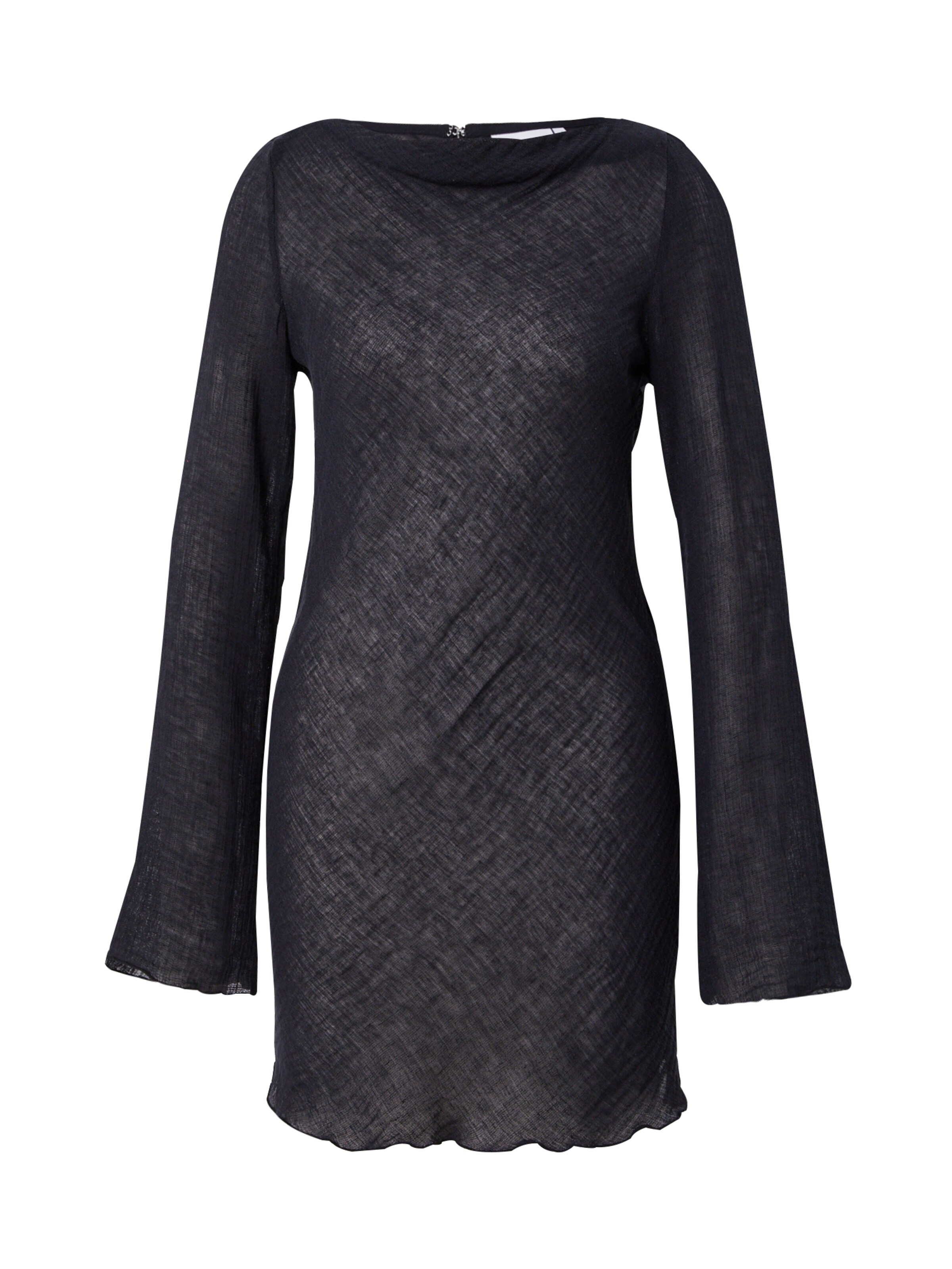 Robe 'Ginko' WEEKDAY en noir : devant