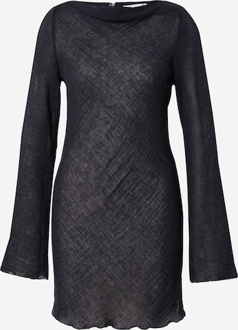 juoda WEEKDAY Suknelė 'Ginko': priekis