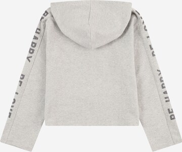 UNITED COLORS OF BENETTON Zip-Up Hoodie in Grey