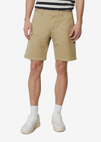 Marc O'Polo DENIM Regular Chino Pants 'Mik' in Beige: front