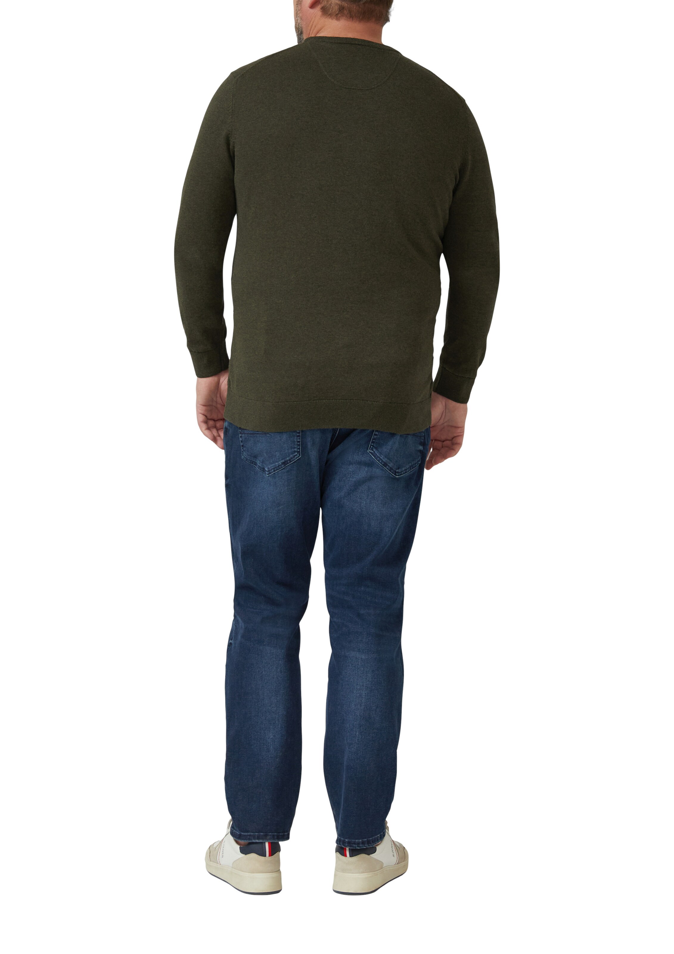 s.Oliver Men Big Sizes Свитер в Зеленый