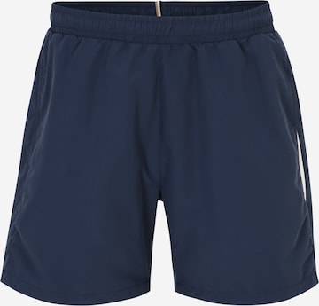 Shorts de bain 'Dolphin' BOSS en bleu : devant