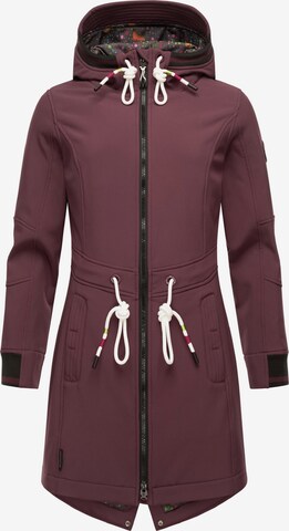 Manteau fonctionnel 'Mount Furnica' MARIKOO en rouge : devant