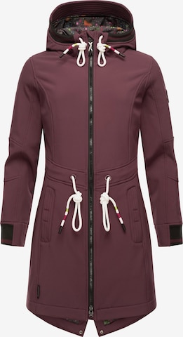 Manteau fonctionnel 'Mount Furnica' MARIKOO en rouge : devant