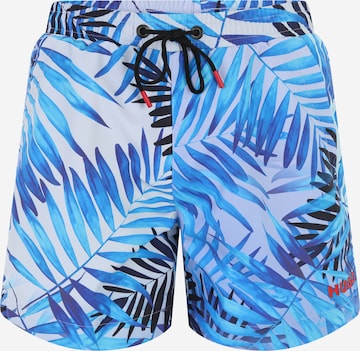 HUGO RedSurferske kupaće hlače 'CALALA' - plava boja: prednji dio