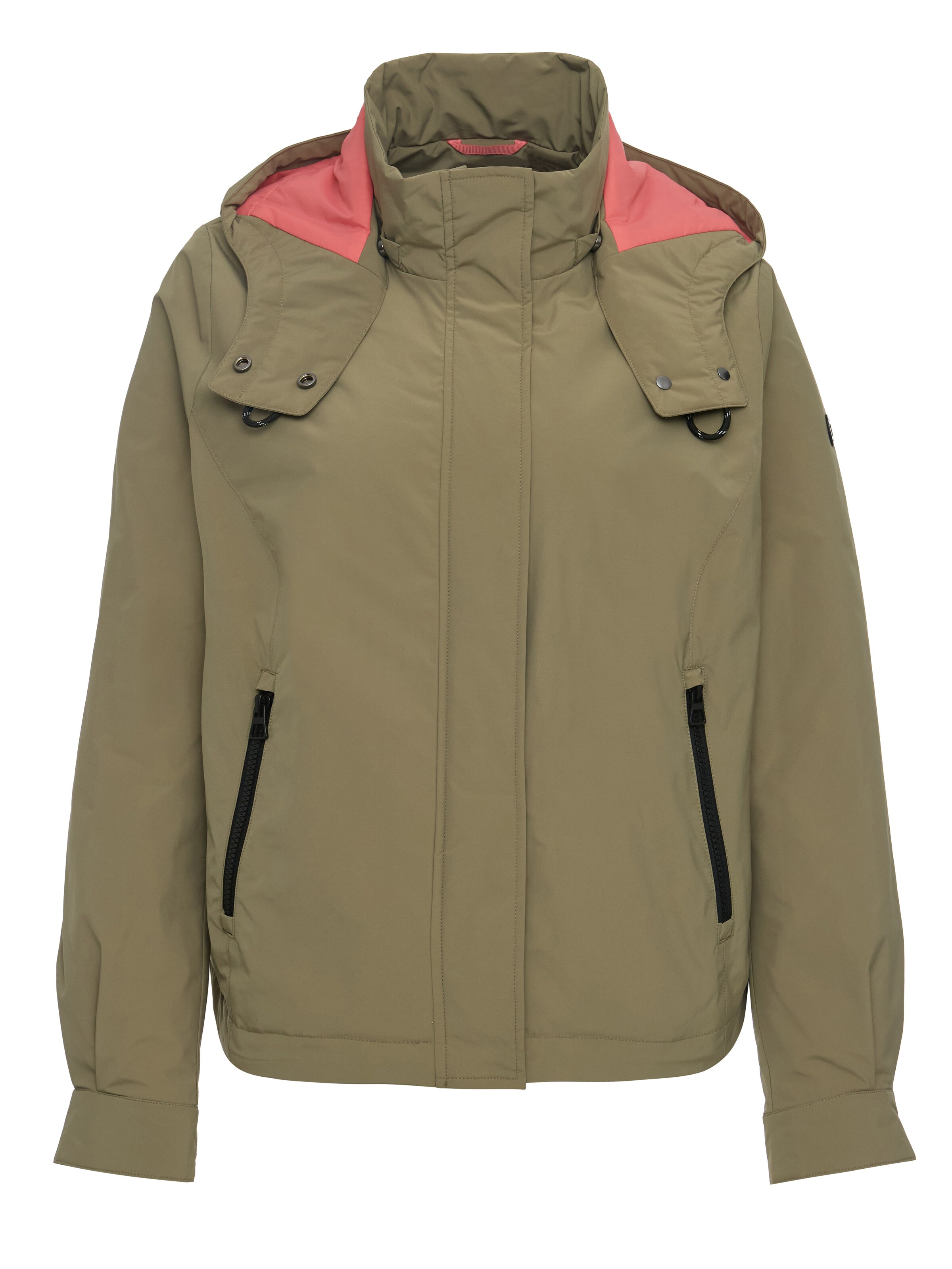 MANISA Between-season jacket 'Parka' in Green: front