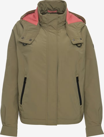Veste mi-saison 'Parka' MANISA en vert : devant