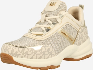 Michael Kors Kids Sneakers 'Olympia' in Beige: front