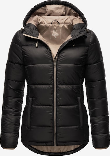 MARIKOO Winter jacket 'Leandraa' in Dark beige / Black, Item view