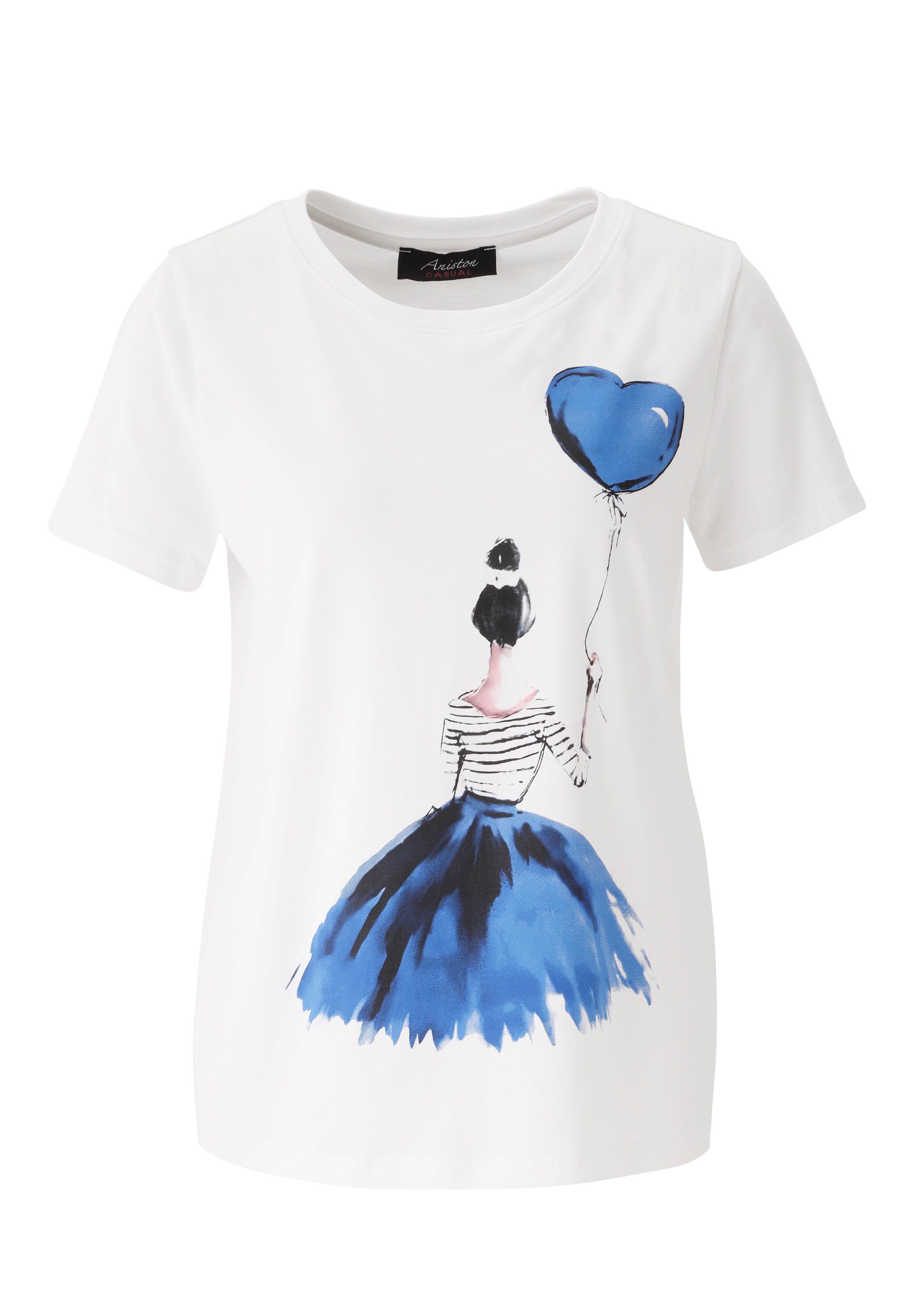 Aniston CASUAL Shirt in White: front