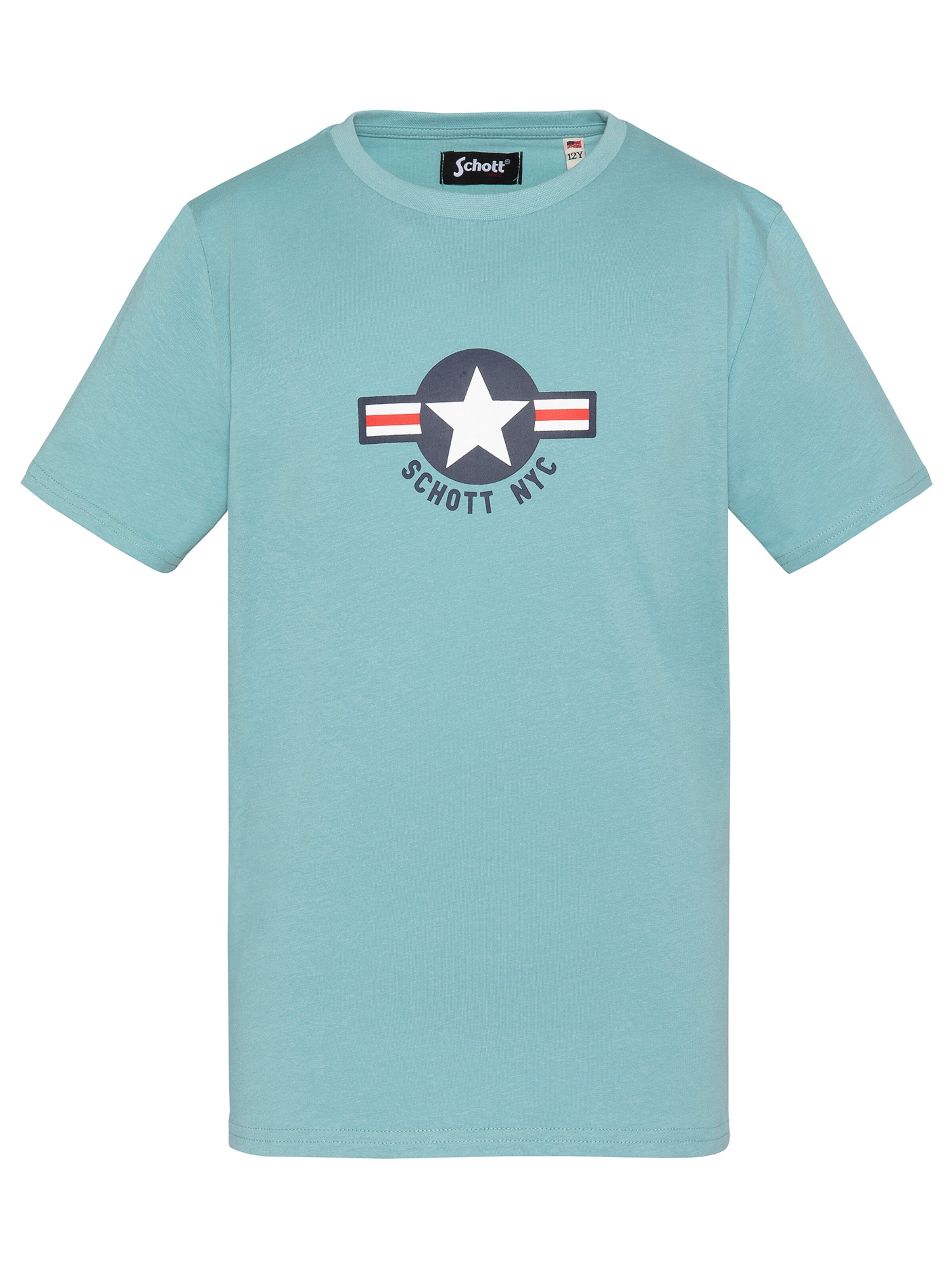 Sweat Schott NYC en bleu : devant