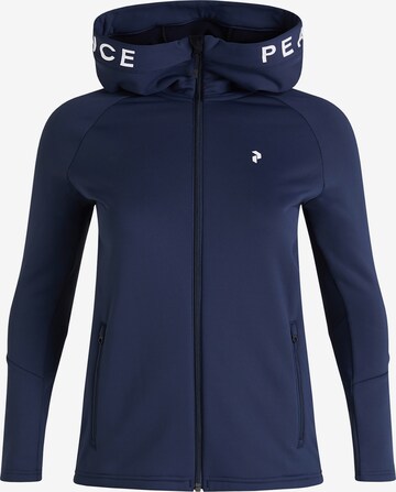 PEAK PERFORMANCE Outdoorjas 'Rider' in Blauw: voorkant