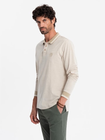 T-Shirt 'OM-POLS-0129' Ombre en beige