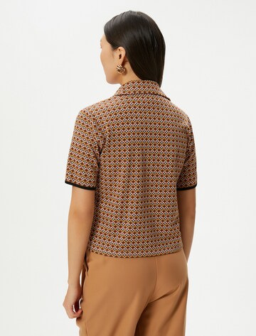 Koton Poloshirt in Braun