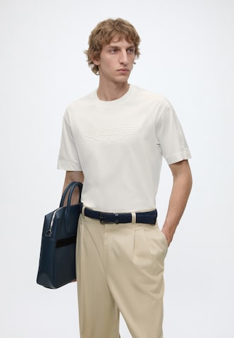 T-Shirt 'C-Taut 180_AM' BOSS en blanc