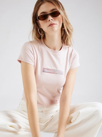 Calvin Klein Jeans T-Shirt in Pink