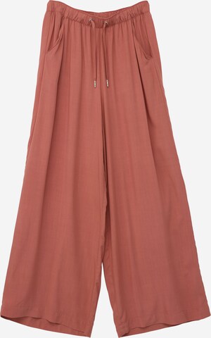 s.Oliver Wide leg Broek in Rood: voorkant