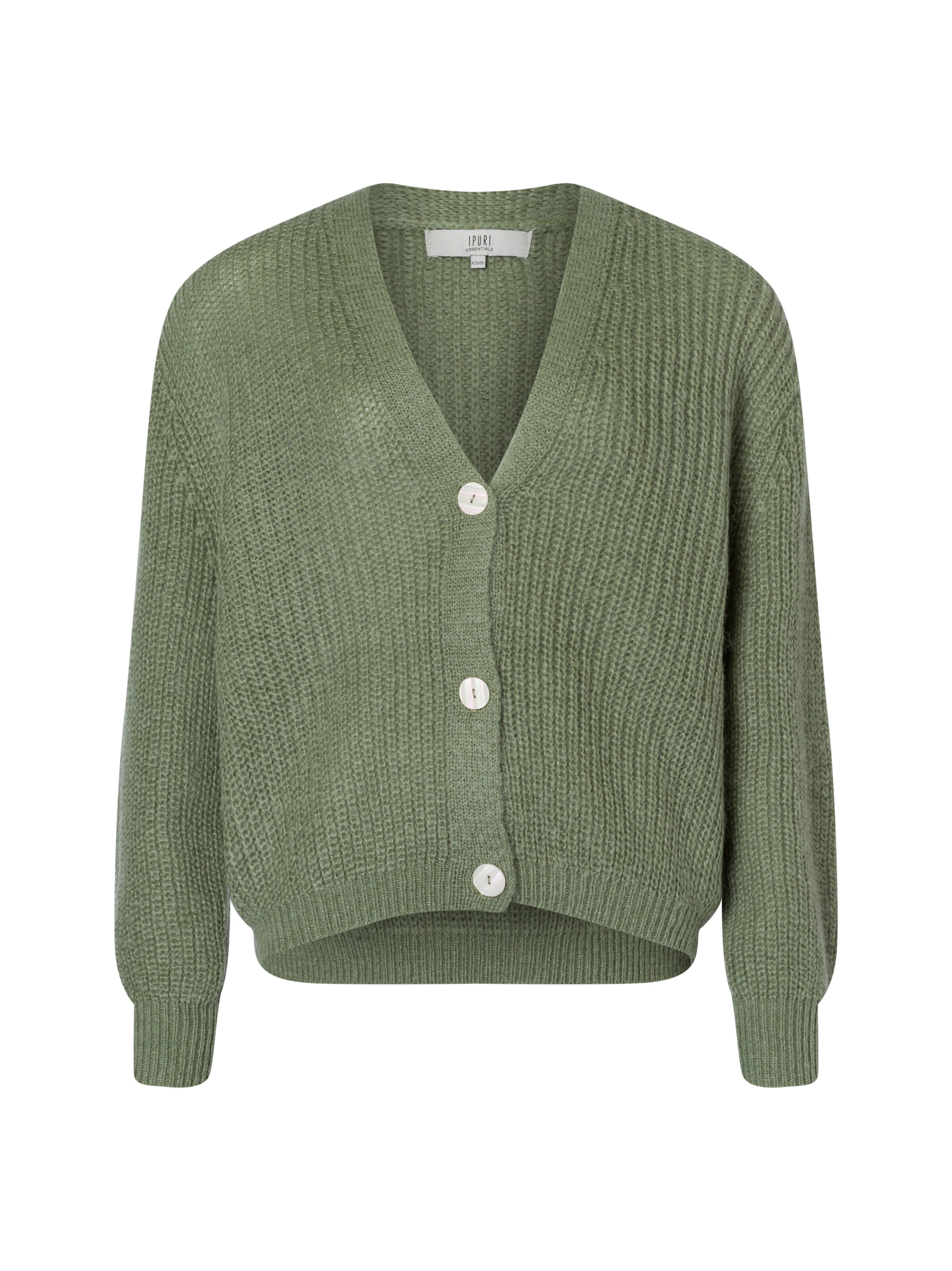 Ipuri Knit cardigan in Green: front