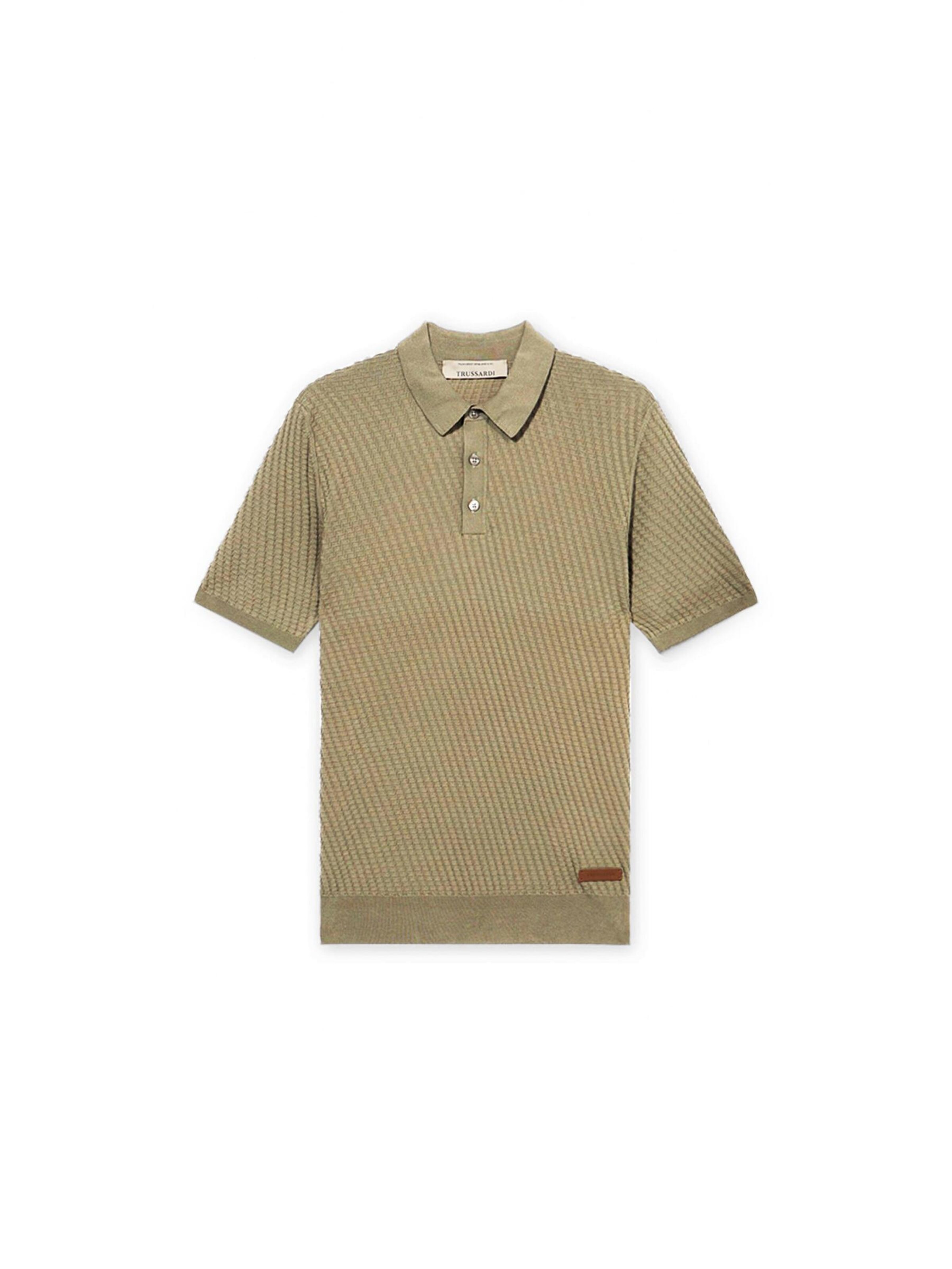 Trussardi - Camiseta en verde: frente